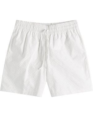 CASABLANCA Monogram Drawstring Shorts - White