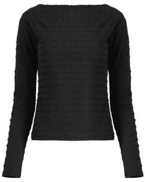 Peachy Den Cindy Long Sleeve Top - Black
