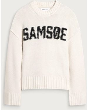 Samsøe & Samsøe Sakeiku Samsøe Sweater - Natural