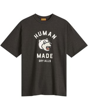 Human Made Polar Bear Head T-Shirt - Black