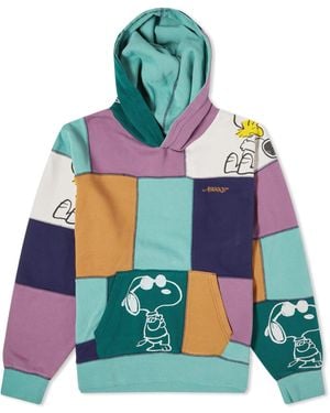 AWAKE NY X Peanuts Patchwork Hoodie - Green
