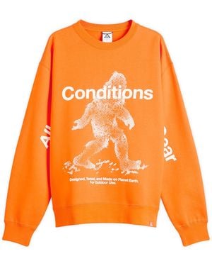 Nike Acg Tuff Graphic Sweatshirt - Orange