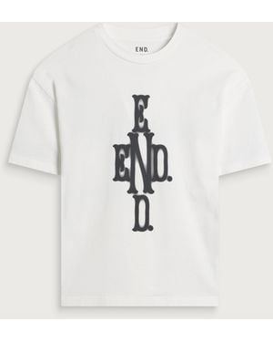 END. Cross T-Shirt - White