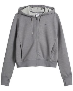Nike One Therma- Fit Hoodie - Grey