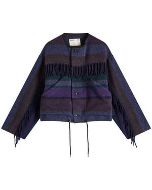 Girls Of Dust Nuclear Blanket Jacket - Blue