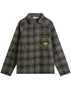 Service Works Thistle Plaid Foh Jacket - Green