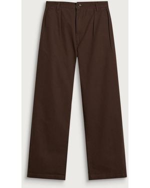 Service Works Twill Part Timer Trousers - Brown