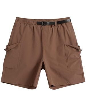 Mellow Clo Forage Shorts - Brown