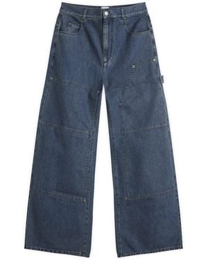 Isabel Marant Orson Double Knee Trousers - Blue