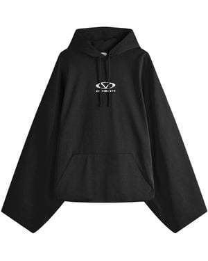 関税送料込◆VETEMENTS ◆oval logo cropped boxy hoodie Vetements Oval Logo Cropped Boxy Hoodie Black – ESSXNYC