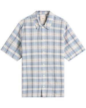 Folk Gabe Short Sleeve Shirt - Blue