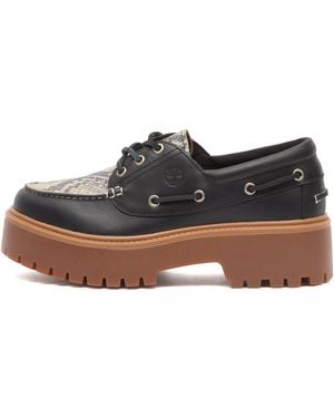 Timberland Stone Street Platform Boat Shoe - Blue