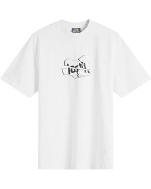 LO-FI Broken Logo T-Shirt - White