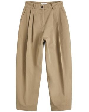 Studio Nicholson Double Pleat Front Pant - Natural