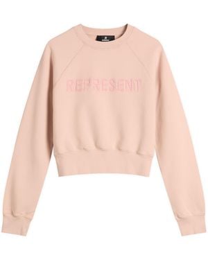 Represent Fly Micro Sweatshirt - Pink