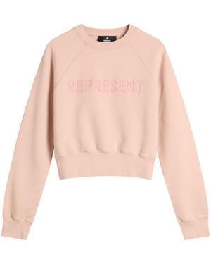 Represent Fly Micro Sweatshirt - Pink