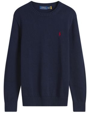 Polo Ralph Lauren Cotton Knit Sweater - Blue
