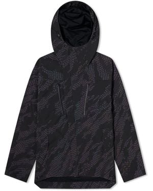 Maharishi Reflective Camo Asym Jacket - Black