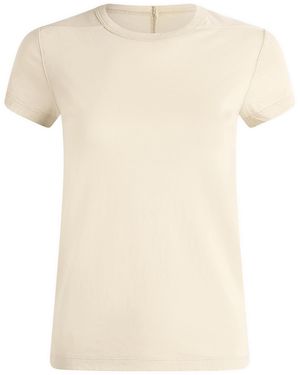Rick Owens Cropped Level T-Shirt - Natural