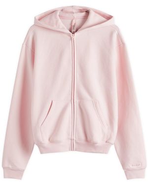 Skims Cotton Fleece Classic Pullover Hoodie - Pink