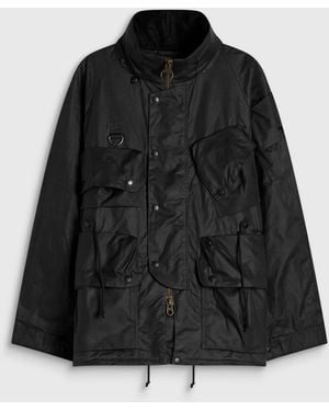 Barbour X Norbit Ripstop Wax Jacket - Black