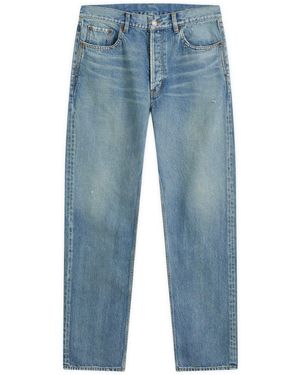 Saint Laurent Loose Straight Jeans - Blue