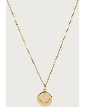 Needles Plate Pendant Necklace - Metallic