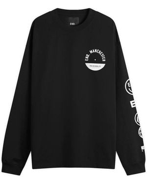 END. City Series 2.0 Manchester Long Sleeve T-Shirt - Black