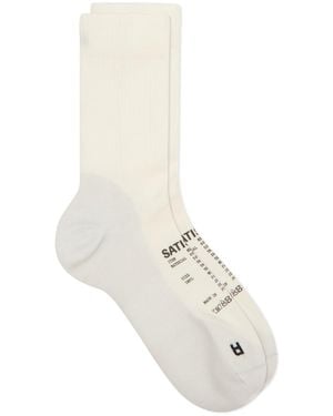 Satisfy Merino Nylon Tube Socks - White