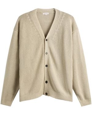 Kaptain Sunshine Cotton Washi Hand Frame Cardigan - Natural