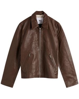 Won Hundred Dutton Leather Jacket - Brown