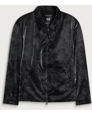 Y-3 Marble Nylon Shirt Jacket - Black