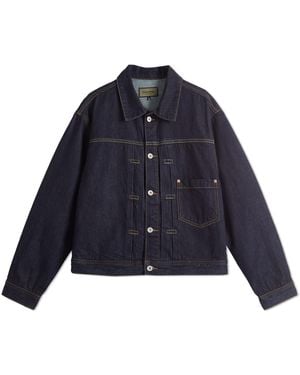 Uniform Bridge Type-1 Denim Trucker Jacket - Blue