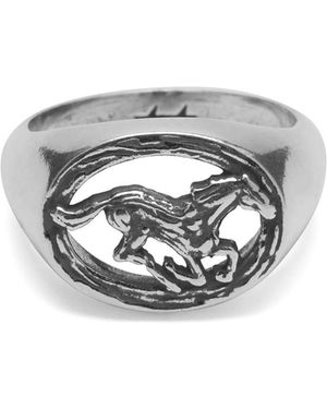 Twojeys Squared Wild Horse Ring - Metallic
