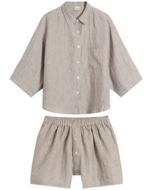 Deiji Studios 03 Linen Set - Grey
