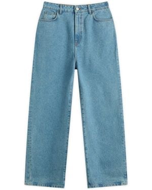 Rohe Baggy Fit Denim Jeans - Blue