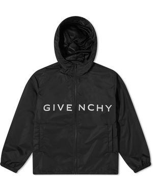 Givenchy Classic Logo Windbreaker Jacket - Black