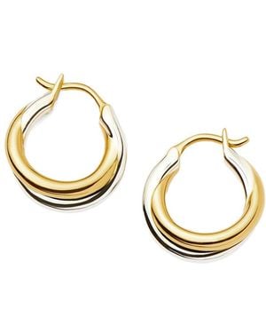 Missoma X Lucy Williams Entwine Small Hoop Earrings - Metallic