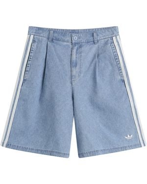 adidas Denim Shorts - Blue