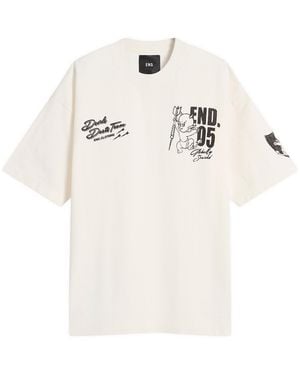 END. Devils Darts Team T-Shirt - White