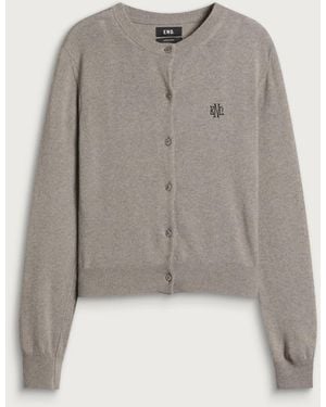 END. Knitted Cardigan - Grey