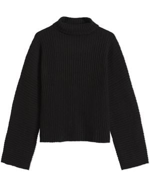 Baserange Kai Turtleneck Top - Black