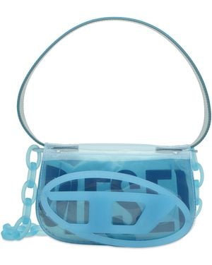 DIESEL 1Dr Logo Perspex Handbag - Blue