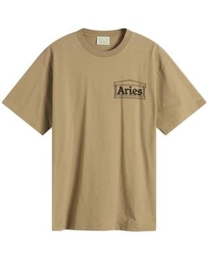 Aries Temple T-Shirt - Brown