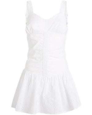 Peachy Den Dylan Romper Dress - White