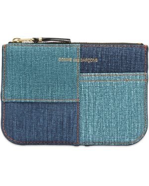 Comme des Garçons Wallet Sa8100Dp Denim Pocket Wallet - Blue