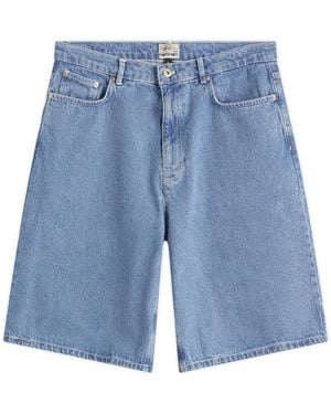 Stan Ray Wide 5 Denim Shorts - Blue