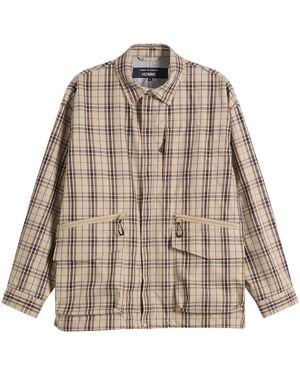 Comme des Garçons Check Triple Layer Jacket - Brown