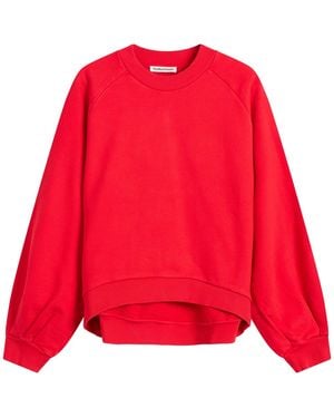 YMC Bellow Sleeve Sweatshirt - Red