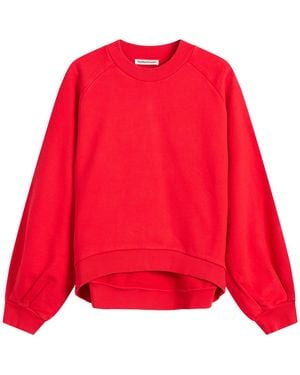 YMC Bellow Sleeve Sweatshirt - Red